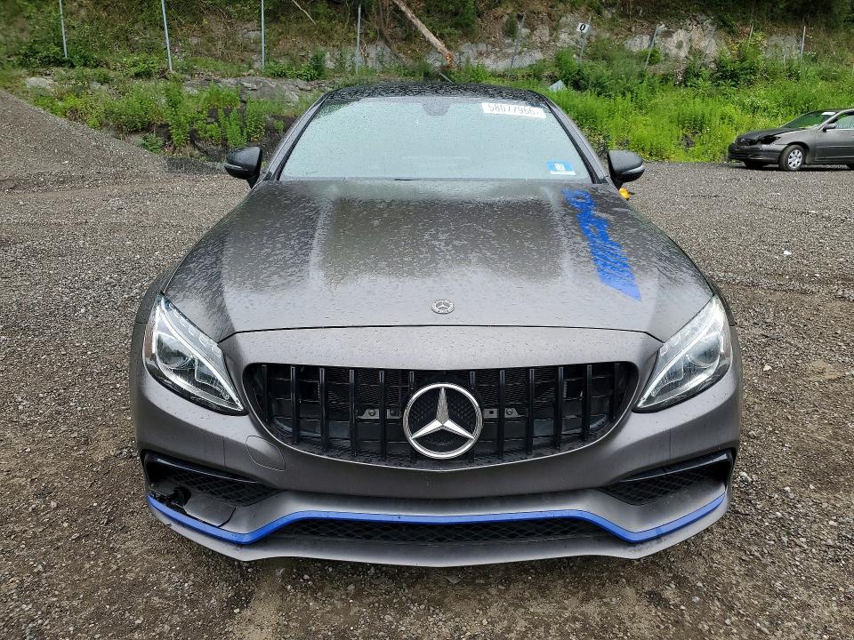 2018 Mercedes-benz C-klasse amg VIN WDDWJ8GB0JF709271 COPART salvage auction — FRONT END, Ny - Mv-907A Salvage Certificate, sold $18,900 on 2026-07-16 (photo 5)