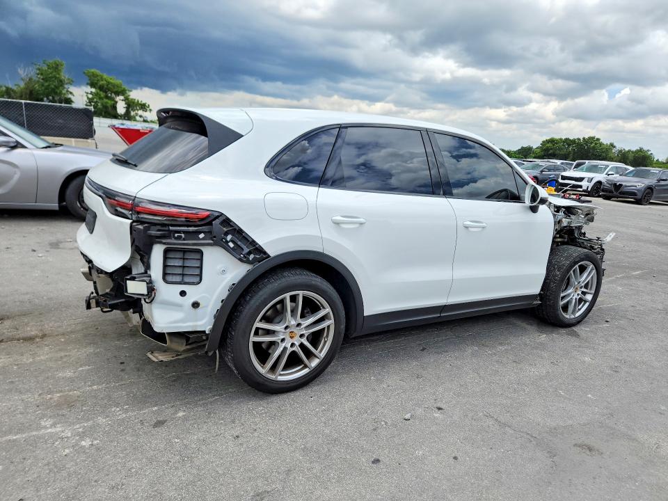 2021 Porsche Cayenne VIN WP1AA2AY0MDA04869 COPART salvage auction — FRONT END, Fl - Certificate Of Destruction, sold $18,900 on 2026-08-18 (photo 3)