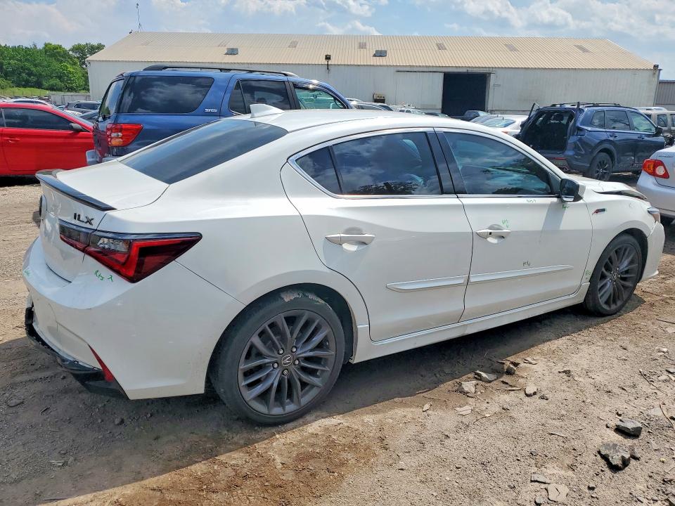 2022 Acura Ilx VIN 19UDE2F83NA006633 COPART salvage auction — FRONT END, Pa - Certificate Of Salvage, sold $8,000 on 2026-07-08 (photo 3)