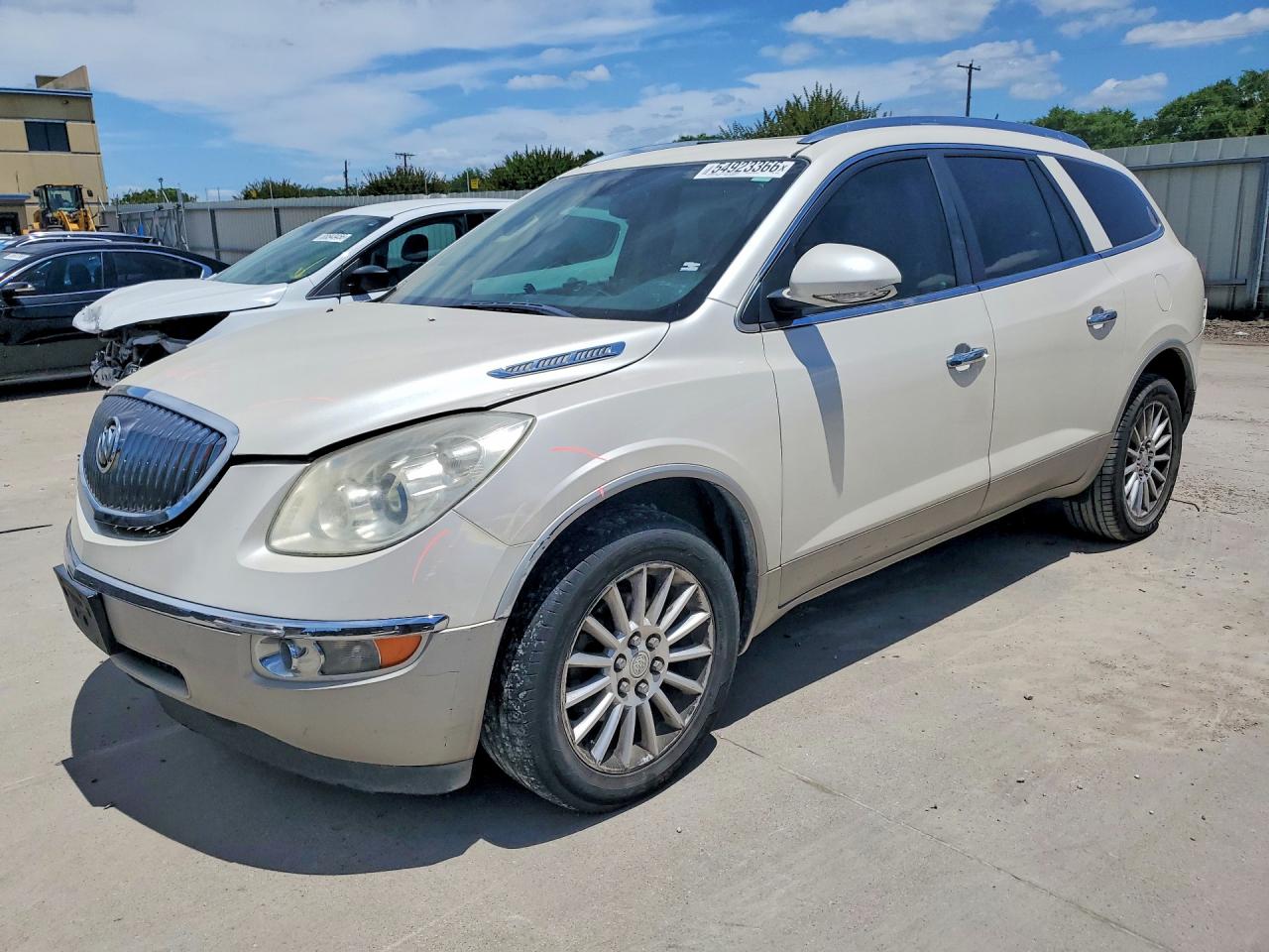 2012 Buick Enclave VIN 5GAKRCED9CJ113540 COPART salvage auction — Rear End, TX - SALVAGE VEHICLE TITLE, sold $1,600 on 2026-07-09 (photo 1)