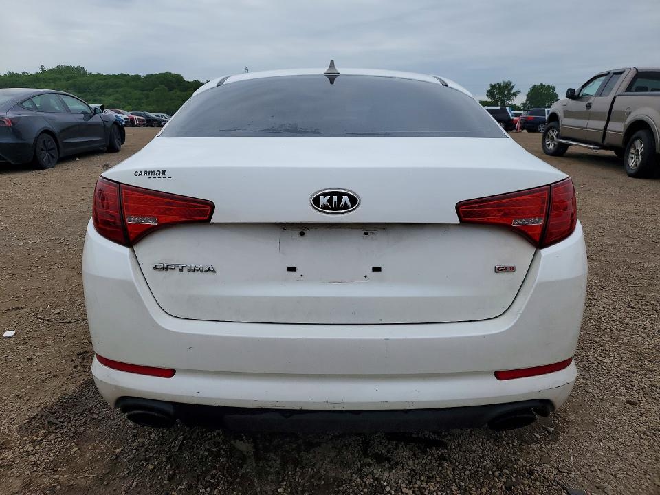 2013 Kia VIN KNAGM4A76D5302291 COPART salvage auction — FRONT END, Il - Salvage Certificate, sold $425 on 2026-07-17 (photo 6)