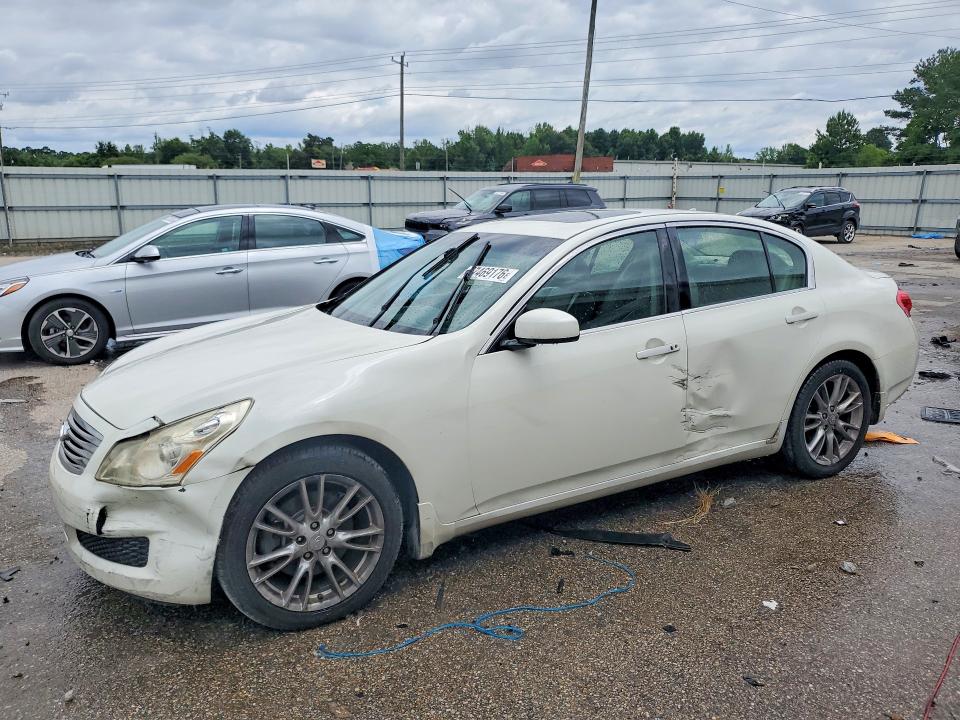 2007 Infiniti G VIN JNKBV61E37M725908 COPART salvage auction — SIDE, AL - CERT OF TITLE-SALVAGE TITLE, sold $350 on 2026-07-30 (photo 1)