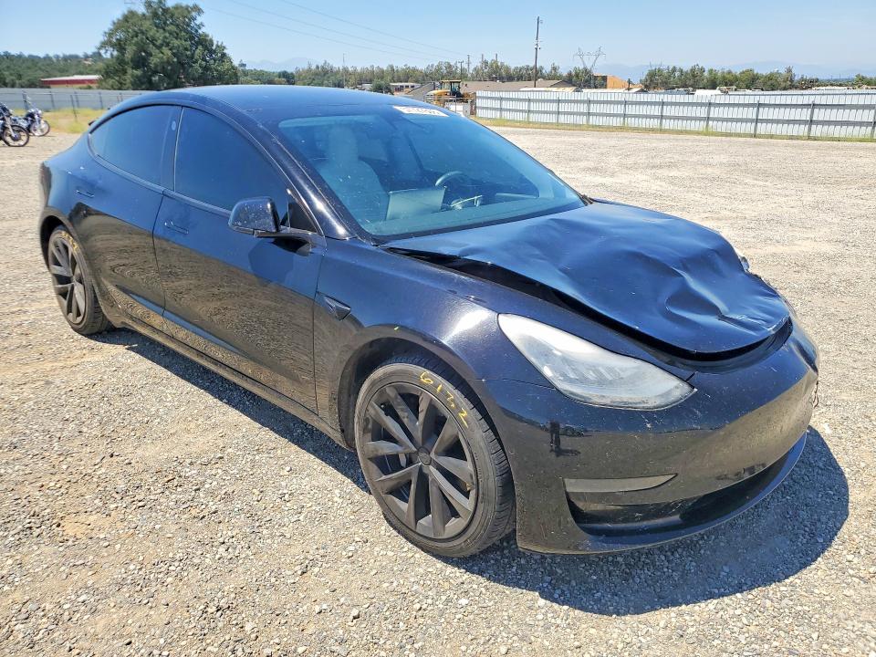 2020 Tesla Model 3 VIN 5YJ3E1EA1LF741172 COPART salvage auction — FRONT END, Ca - Salvage Certificate, sold $3,800 on 2026-07-24 (photo 4)
