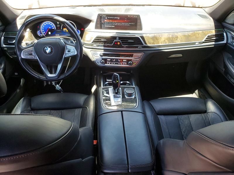 2016 BMW 7 series VIN WBA7E2C58GG547440 COPART salvage auction — SIDE, CA - SALVAGE CERTIFICATE, sold $8,800 on 2026-07-21 (photo 8)