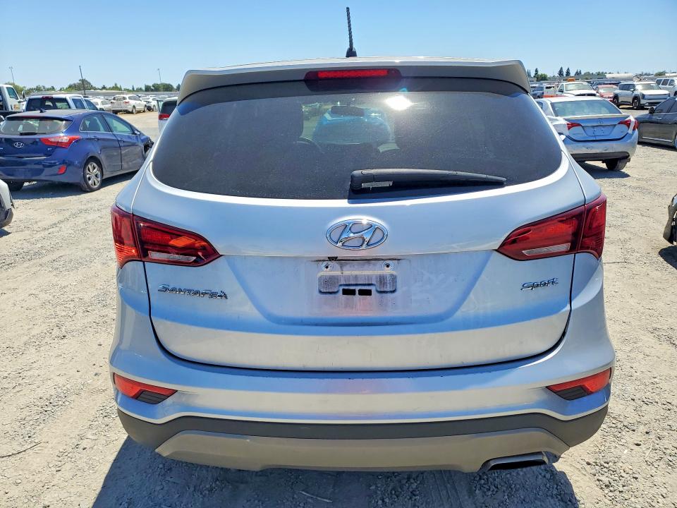 2018 Hyundai Santa fe VIN 5XYZT3LBXJG538441 COPART salvage auction — FRONT END, Ca - Salvage Certificate, sold $1,900 on 2026-07-07 (photo 6)