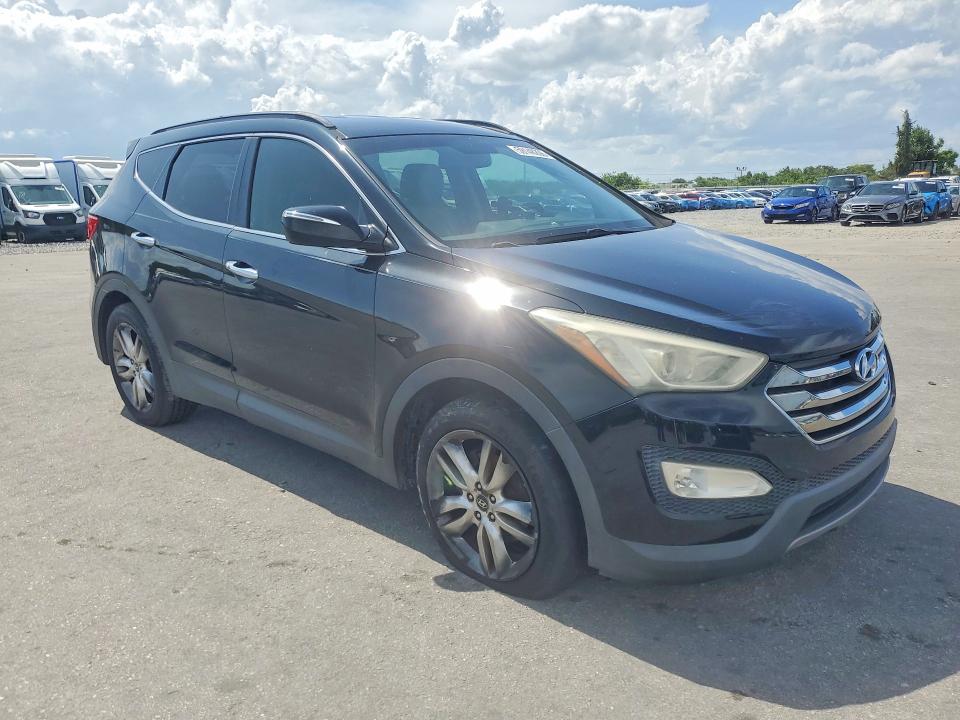 2013 Hyundai Santa fe VIN 5XYZU3LA0DG069157 COPART salvage auction — MINOR DENT/SCRATCHES, Fl - Certificate Of Title, sold $2,550 on 2026-07-14 (photo 4)
