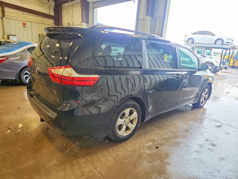2017 Toyota Sienna VIN 5TDKZ3DC2HS792570 COPART salvage auction — FRONT END, Wi - Junked Vehicle Bill Of Sale, sold $1,750 on 2026-07-06 (photo 3)