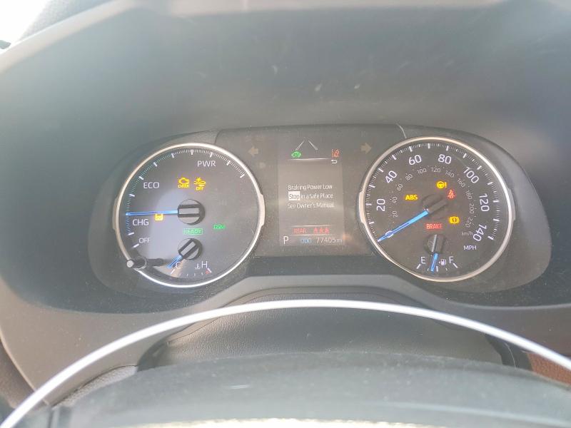 2020 Toyota Rav 4 VIN JTMM6RFV0LD002223 COPART salvage auction — FRONT END, Ca - Salvage Certificate, sold $2,500 on 2026-07-21 (photo 9)