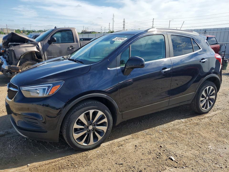 2021 Buick Encore VIN KL4CJESM8MB368602 COPART salvage auction — REAR END, Ia - Cert Of Title-Salvage Title, sold $4,600 on 2026-07-22 (photo 1)