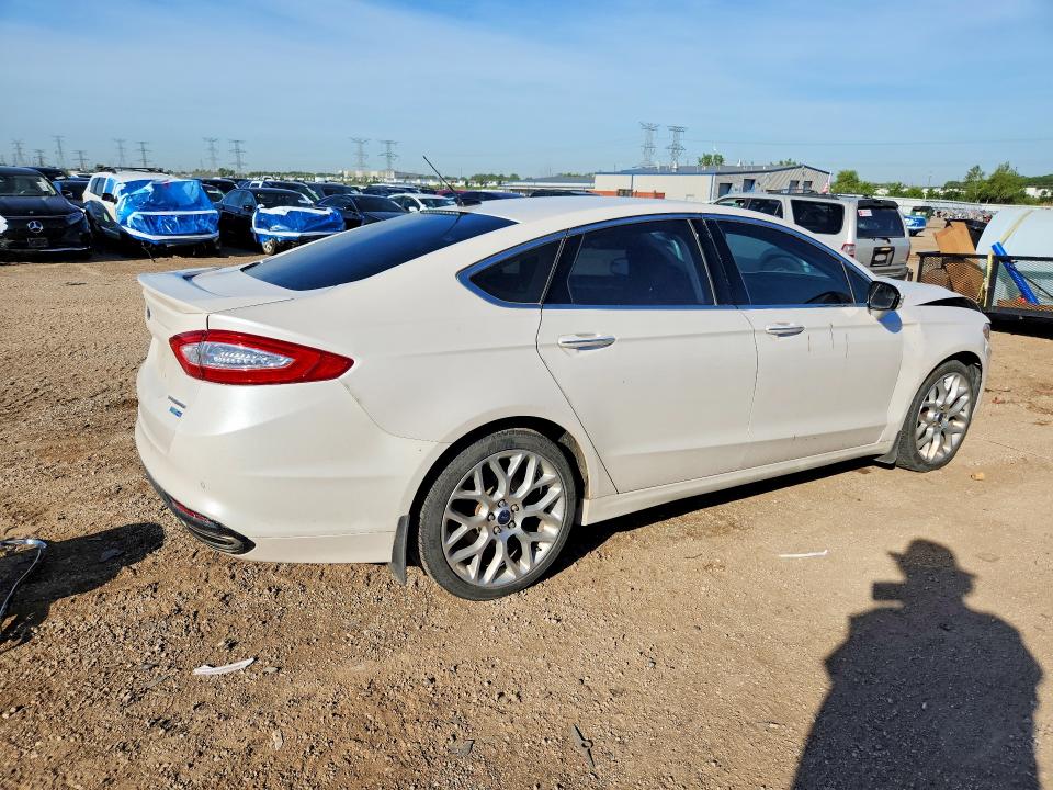 2014 Ford Fusion VIN 3FA6P0D90ER340955 COPART salvage auction — FRONT END, Il - Salvage Certificate, sold $725 on 2026-07-09 (photo 3)