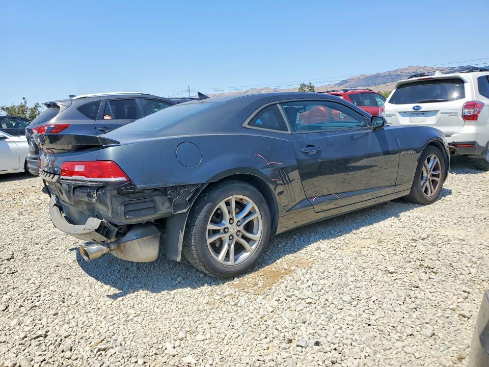 2014 Chevrolet Camaro VIN 2G1FA1E30E9256550 COPART salvage auction — REAR END, Ca - Salvage Certificate, sold $2,550 on 2026-07-09 (photo 3)