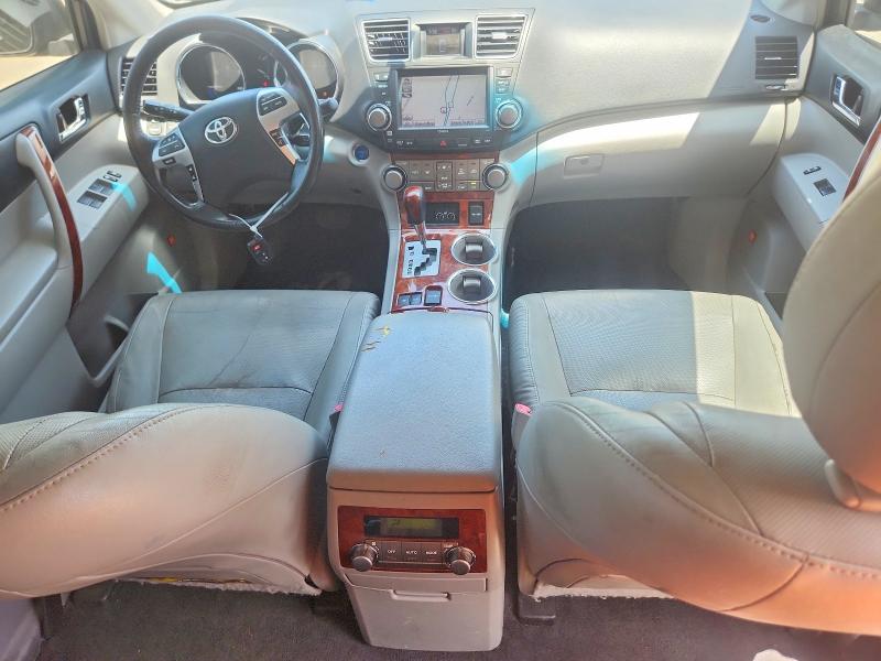 2011 Toyota Highlander hybrid VIN JTEDC3EH0B2000429 COPART salvage auction — HAIL, Or - Cert Of Title-Reconstructed, sold $2,200 on 2026-07-08 (photo 8)