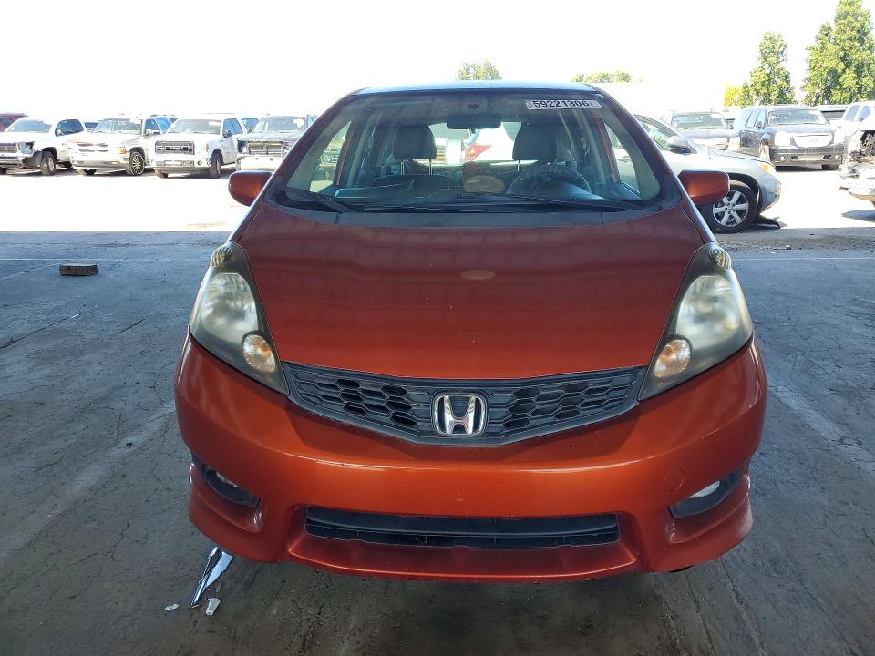 2012 Honda Fit VIN JHMGE8H68CC017508 COPART salvage auction — REAR END, Ca - Salvage Certificate, sold $1,300 on 2026-07-14 (photo 5)