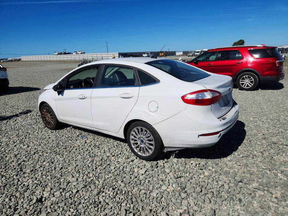 2015 Ford Fiesta VIN 3FADP4CJ4FM139634 COPART salvage auction — FRONT END, Ca - Salvage Certificate, sold $225 on 2026-07-09 (photo 2)
