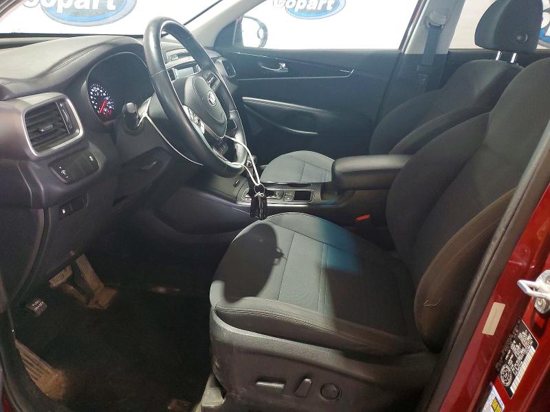 2019 Kia Sorento VIN 5XYPGDA59KG495176 COPART salvage auction — NORMAL WEAR, Ab - Bos - Active, sold $10,200 on 2026-07-22 (photo 7)