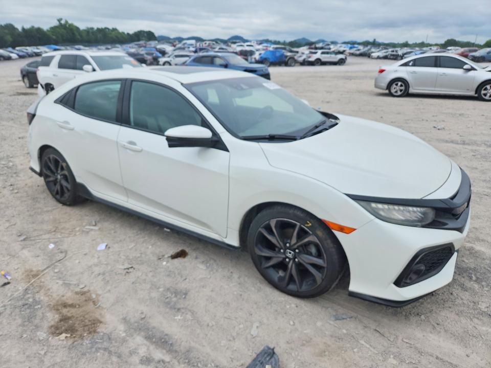 2018 Honda Civic VIN SHHFK7H90JU219445 COPART salvage auction — UNDERCARRIAGE, Tn - Salvage Certificate, sold $3,750 on 2026-07-30 (photo 4)