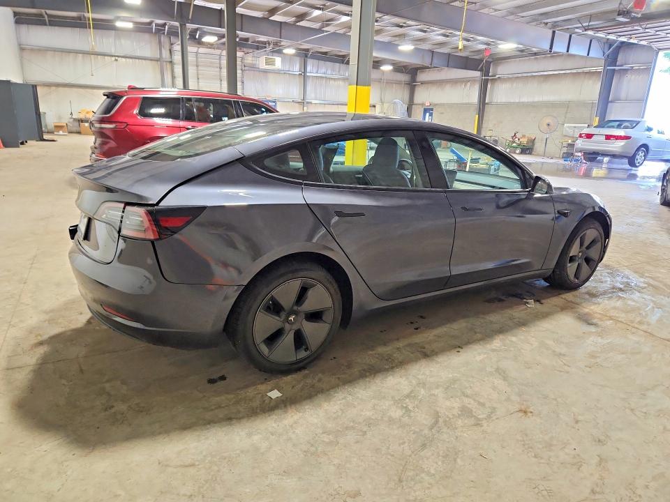 2023 Tesla Model 3 VIN 5YJ3E1EAXPF650908 COPART salvage auction — REAR END, Pa - Certificate Of Salvage, sold $7,600 on 2026-07-15 (photo 3)