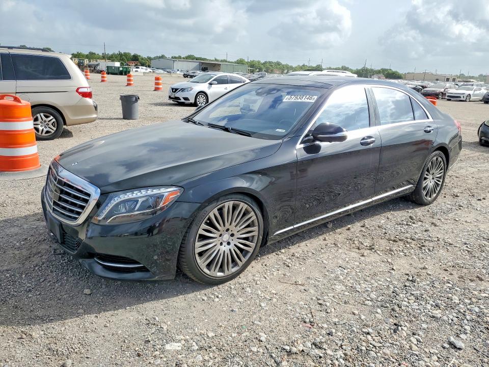 2017 Mercedes-benz S-klasse VIN WDDUG8CB8HA313057 COPART salvage auction — WATER/FLOOD, Tx - Salvage Title-Flood Damage, sold $8,500 on 2026-07-09 (photo 1)