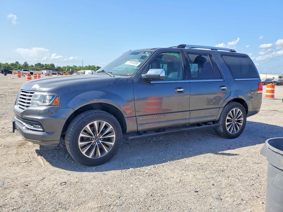 2017 Lincoln Navigator VIN 5LMJJ2HT7HEL09239 COPART salvage auction — REAR END, Tx - Certificate Of Title (P), sold $2,200 on 2026-07-09 (photo 1)