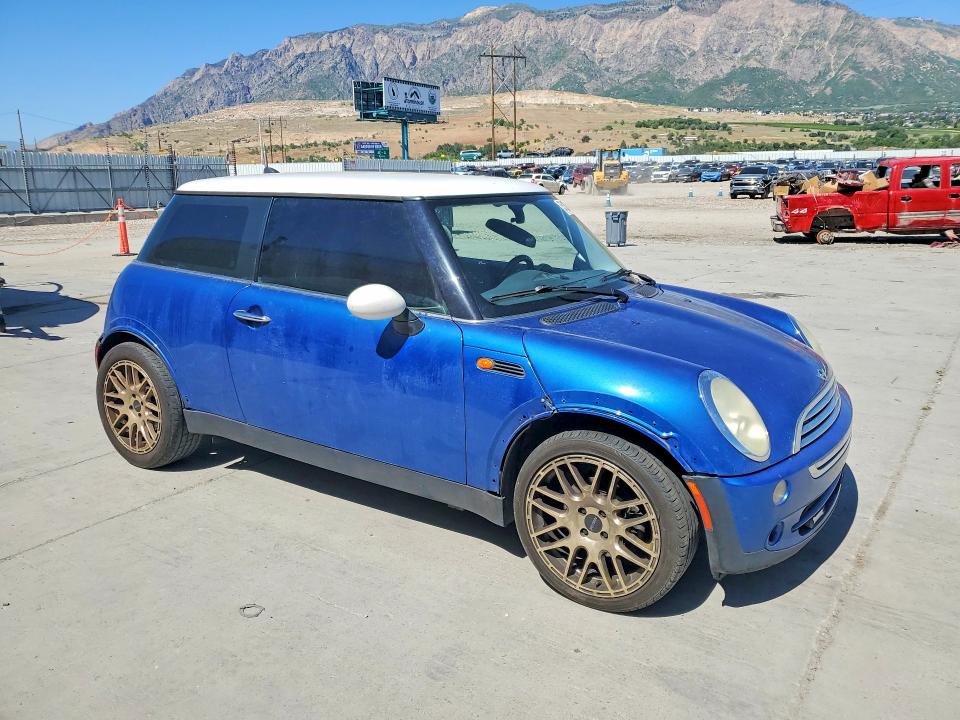 2006 Mini Cooper VIN WMWRC33596TK73207 COPART salvage auction — FRONT END, Ut - Salvage Certificate, sold $350 on 2026-08-17 (photo 4)