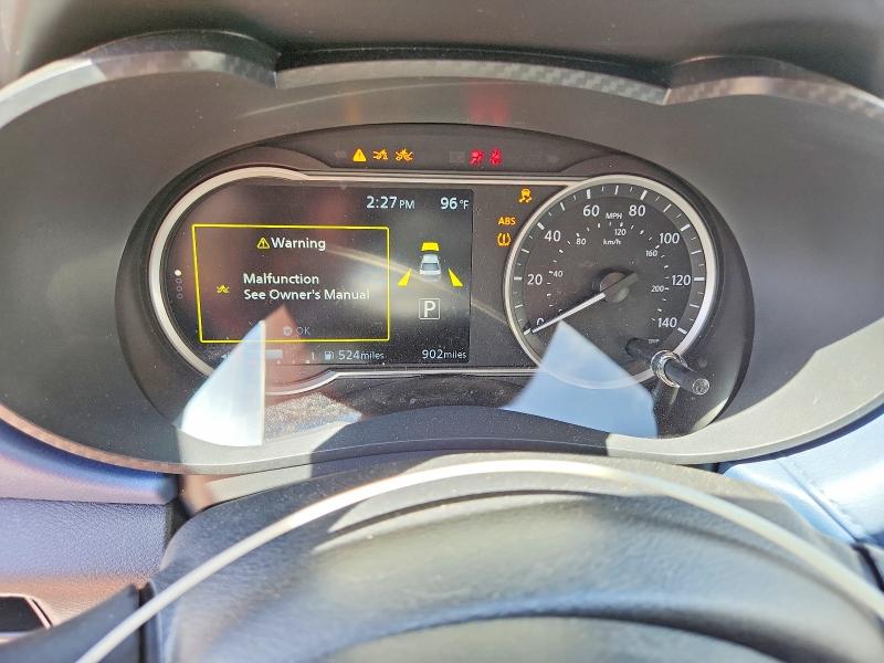 2025 Nissan Versa VIN 3N1CN8EV2SL873016 COPART salvage auction — FRONT END, Nm - Cert Of Title-Salvage, sold $4,400 on 2026-07-09 (photo 9)