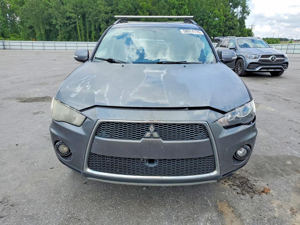 2010 Mitsubishi Outlander VIN JA4AS3AW4AZ003610 COPART salvage auction — REAR END, Nc - Salvage Certificate Of Title, sold $250 on 2026-07-28 (photo 5)