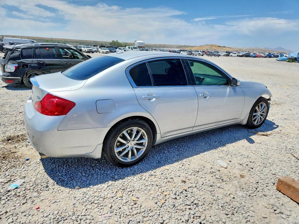 2009 Infiniti G37 VIN JNKCV61FX9M052972 COPART salvage auction — FRONT END, Ut - Salvage Certificate, sold $700 on 2026-07-24 (photo 3)
