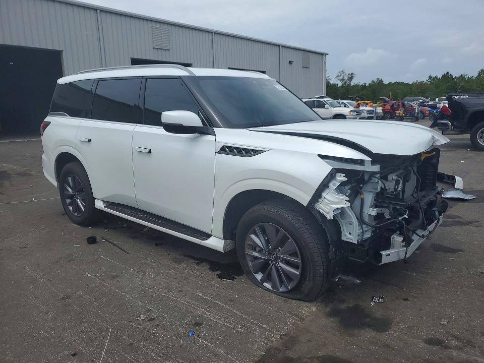 2025 Infiniti VIN JN8AZ3AA8S9001810 COPART salvage auction — FRONT END, FL - CERTIFICATE OF DESTRUCTION, sold $12,700 on 2026-07-27 (photo 4)