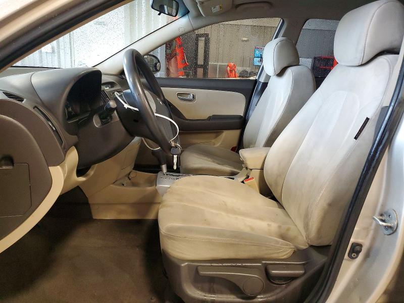 2008 Hyundai Elantra VIN KMHDU46D38U520040 COPART salvage auction — FRONT END, Il - Salvage Certificate, sold $225 on 2026-07-29 (photo 7)