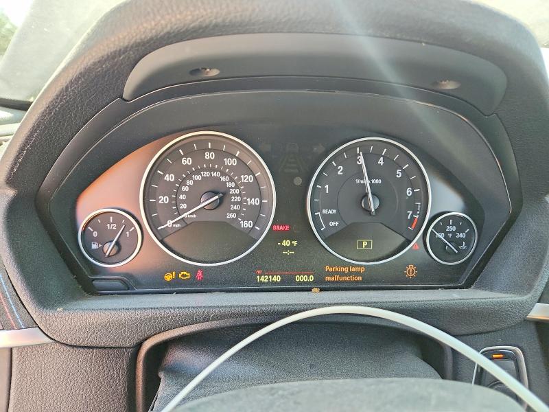 2014 BMW 3er VIN WBA3B5C53EP652389 COPART salvage auction — FRONT END, Al - Cert Of Title-Salvage Title, sold $1,450 on 2026-07-07 (photo 9)
