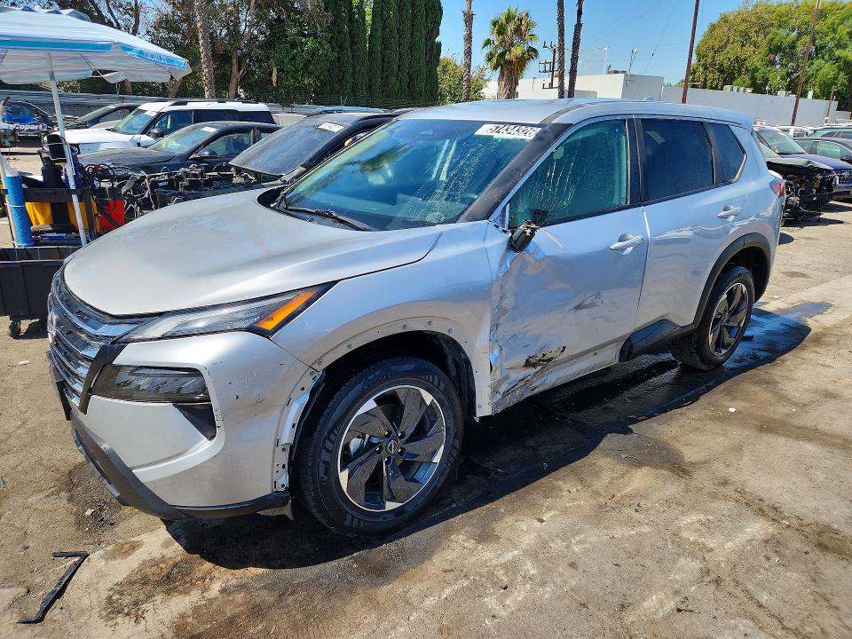 2025 Nissan Rogue VIN 5N1BT3BB3SC829951 COPART salvage auction — FRONT END, Ca - Salvage Certificate, sold $5,900 on 2026-08-03 (photo 1)