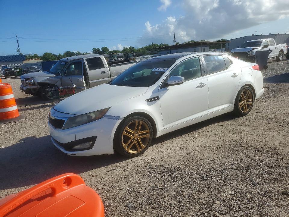 2013 Kia Optima VIN 5XXGN4A76DG211517 COPART salvage auction — REAR END, Tx - Certificate Of Title (P), sold $875 on 2026-07-09 (photo 1)