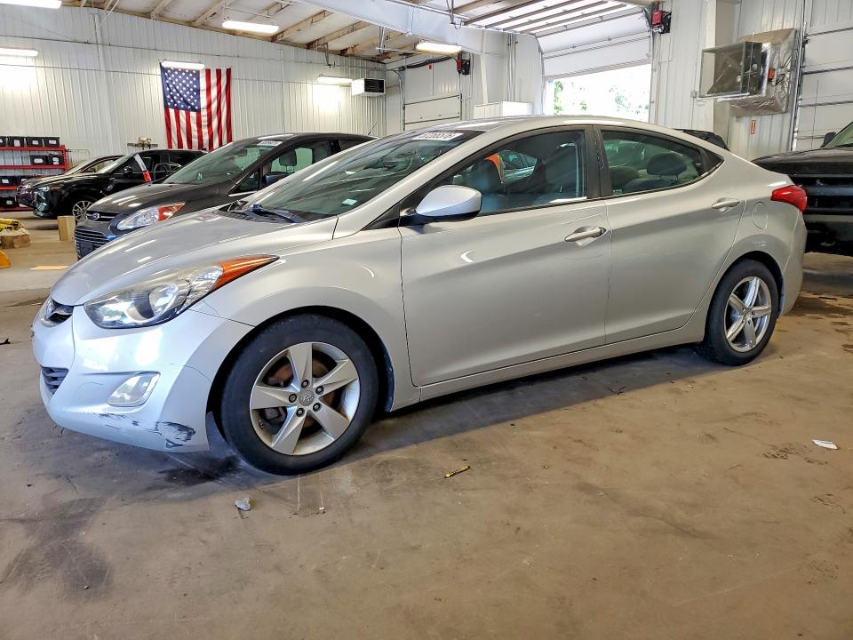 2013 Hyundai Elantra VIN 5NPDH4AE9DH324360 COPART salvage auction — VANDALISM, Mn - Cert Of Title-Prior Salvage, sold $525 on 2026-07-23 (photo 1)