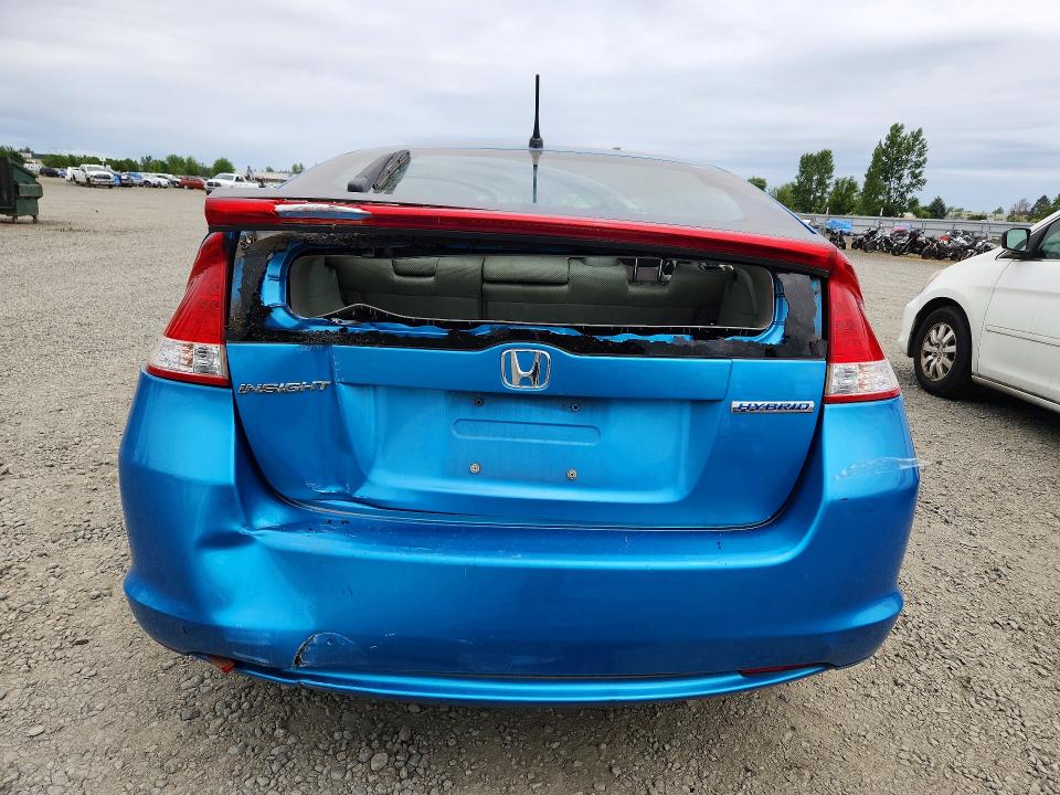 2010 Honda Insight VIN JHMZE2H77AS003407 COPART salvage auction — FRONT END, Or - Salvage Title Certificate, sold $200 on 2026-07-14 (photo 6)