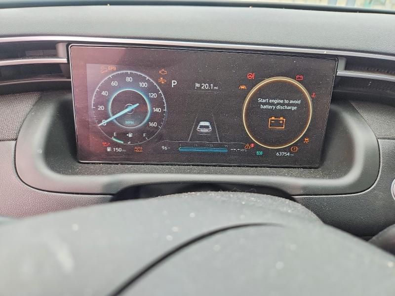 2022 Hyundai Tucson VIN KM8JECA13NU069646 COPART salvage auction — FRONT END, Tx - Salvage Vehicle Title, sold $4,600 on 2026-07-22 (photo 9)