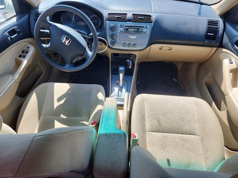2005 Honda Civic hybrid VIN JHMES96615S013091 COPART salvage auction — ROOF, OH - CERT OF TITLE-REBUILT SALVAGE, sold $125 on 2026-07-24 (photo 8)