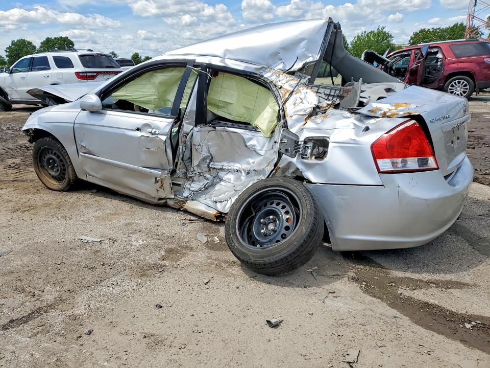 2009 Kia VIN KNAFE221595646063 COPART salvage auction — ALL OVER, In - Cert Of Title-Salvage Title, sold $250 on 2026-07-06 (photo 2)