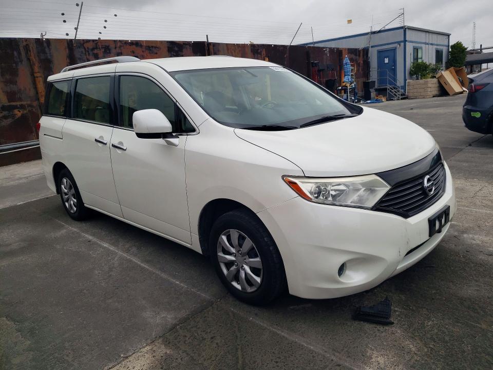 2014 Nissan Quest VIN JN8AE2KP0E9101526 COPART salvage auction — NORMAL WEAR, Ca - Dis/Dlr/Exp Only Clean Title, sold $1,800 on 2026-07-09 (photo 4)