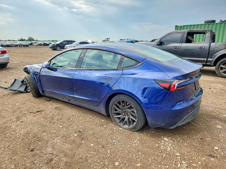 2024 Tesla Model 3 VIN 5YJ3E1EB4RF755066 COPART salvage auction — FRONT END, Il - Salvage Certificate, sold $12,300 on 2026-09-01 (photo 2)