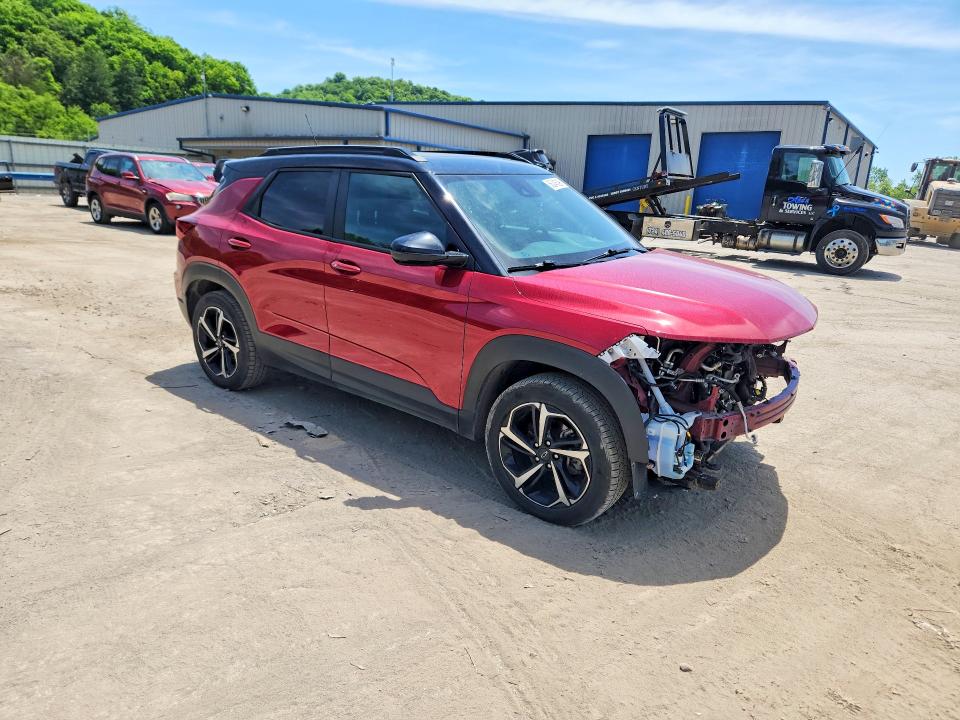2021 Chevrolet VIN KL79MUSL0MB048888 COPART salvage auction — FRONT END, Pa - Certificate Of Salvage, sold $4,550 on 2026-07-02 (photo 4)