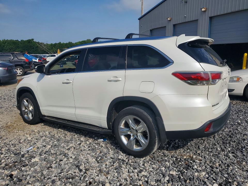 2015 Toyota Highlander VIN 5TDYKRFH9FS066955 COPART salvage auction — MINOR DENT/SCRATCHES, Va - Certificate Of Title, sold $10,800 on 2026-07-30 (photo 2)