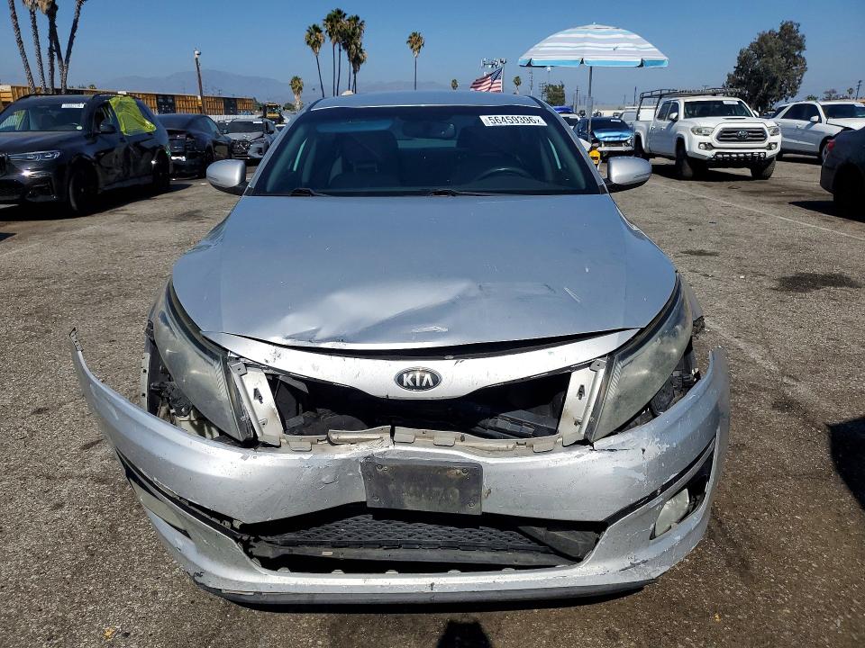 2014 Kia Optima VIN 5XXGN4A76EG301624 COPART salvage auction — FRONT END, Ca - Salvage Certificate, sold $625 on 2026-07-17 (photo 5)