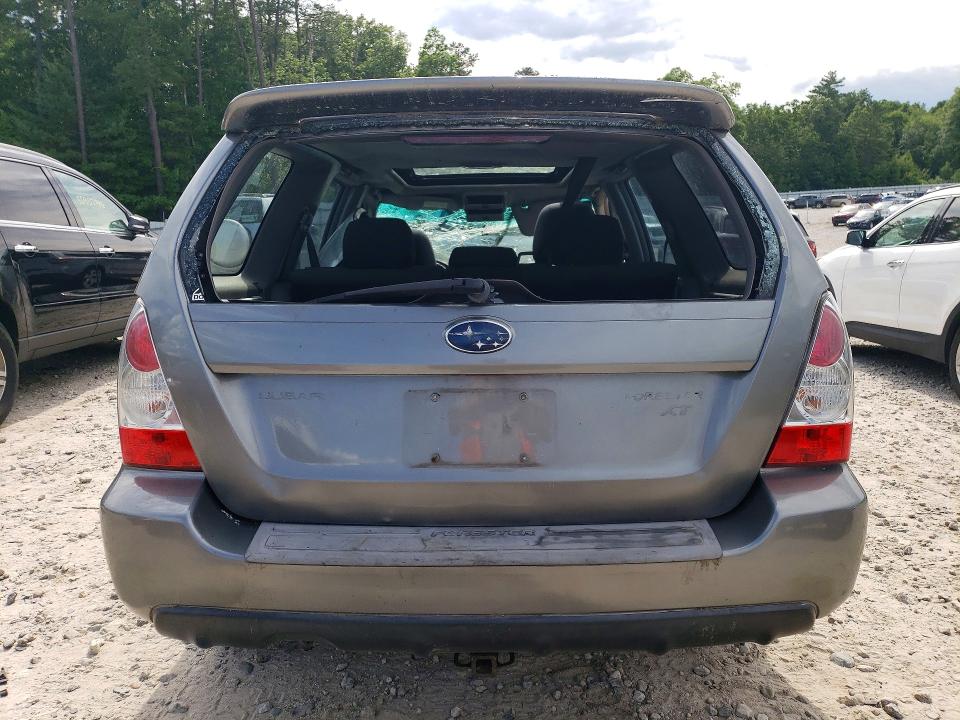 2007 Subaru Forester VIN JF1SG69667G725379 COPART salvage auction — ROLLOVER, Ma - Cert Of Title-Reconstrctd Coll, sold $950 on 2026-07-15 (photo 6)