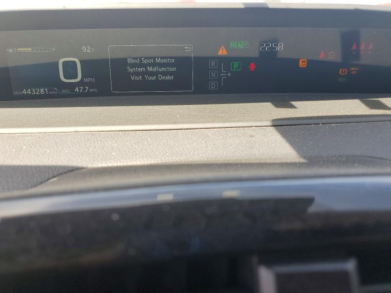 2017 Toyota Prius VIN JTDKBRFUXH3049900 COPART salvage auction — SIDE, Ca - Salvage Certificate, sold $2,650 on 2026-07-14 (photo 9)