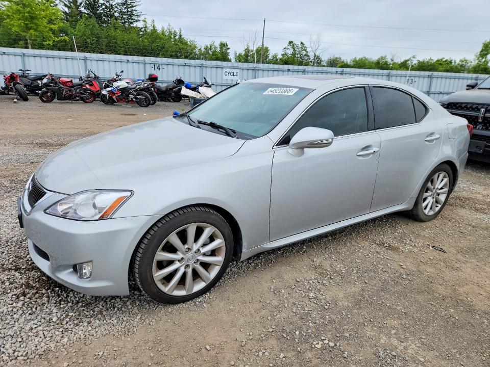 2009 Lexus Is 250 VIN JTHBK262X95092336 COPART salvage auction — REAR END, On - Permit No Brand - Unfit, sold $3,900 on 2026-07-07 (photo 1)