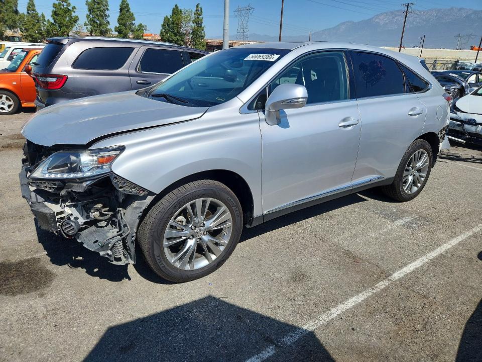 2013 Lexus Rx VIN JTJZB1BA2D2410092 COPART salvage auction — FRONT END, Ca - Salvage Certificate, sold $4,150 on 2026-07-09 (photo 1)