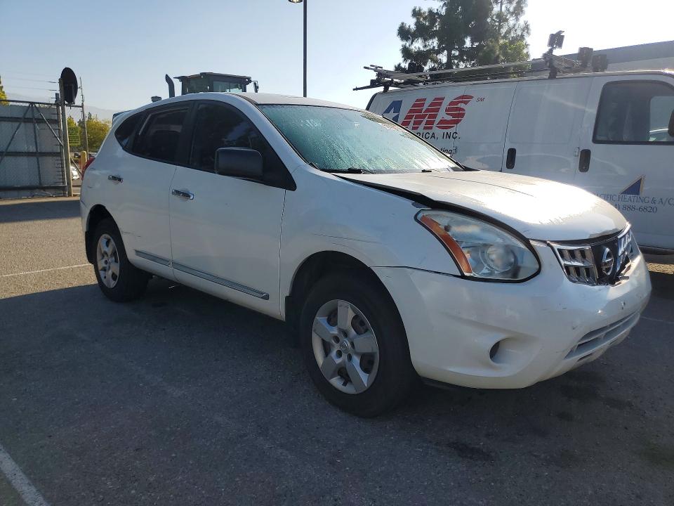 2013 Nissan Rogue VIN JN8AS5MVXDW660376 COPART salvage auction — FRONT END, Ca - Salvage Certificate, sold $1,200 on 2026-07-16 (photo 4)