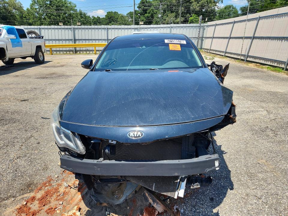 2019 Kia Optima VIN 5XXGT4L3XKG342981 COPART salvage auction — FRONT END, Al - Certificate Of Title, sold $675 on 2026-07-14 (photo 5)