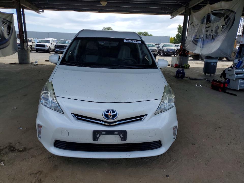 2014 Toyota Prius v VIN JTDZN3EU6EJ006098 COPART salvage auction — REAR END, CA - SALVAGE CERTIFICATE, sold $725 on 2026-07-23 (photo 5)