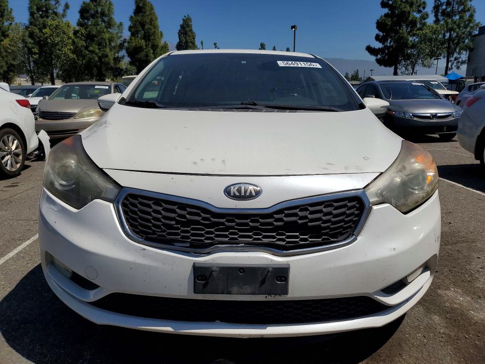 2014 Kia VIN KNAFZ4A86E5084635 COPART salvage auction — FRONT END, Ca - Salvage Certificate, sold $150 on 2026-07-28 (photo 5)